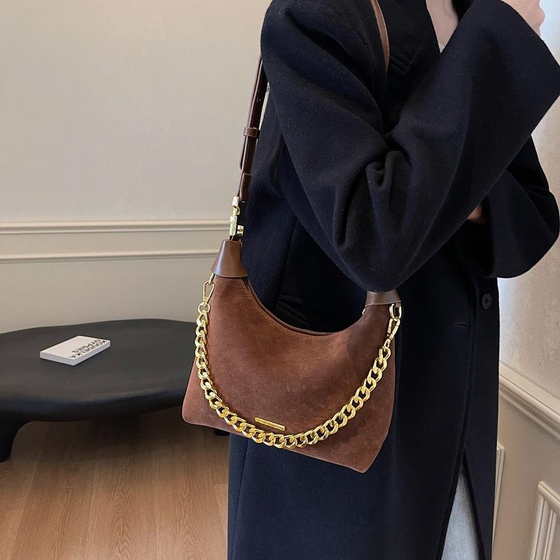 Maillard Retro Matte Small Bag Women's New High-end Versatile Messenger Bag Single Shoulder Portable Dumpling Bag