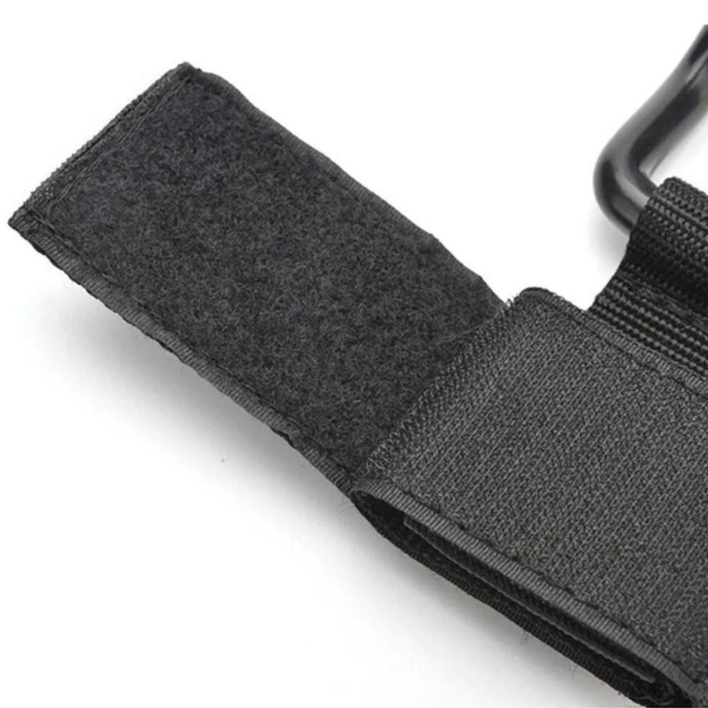 Strong Steel Hook Grips Strap Adjustable Weightlifting Grip Hook Strength Training
