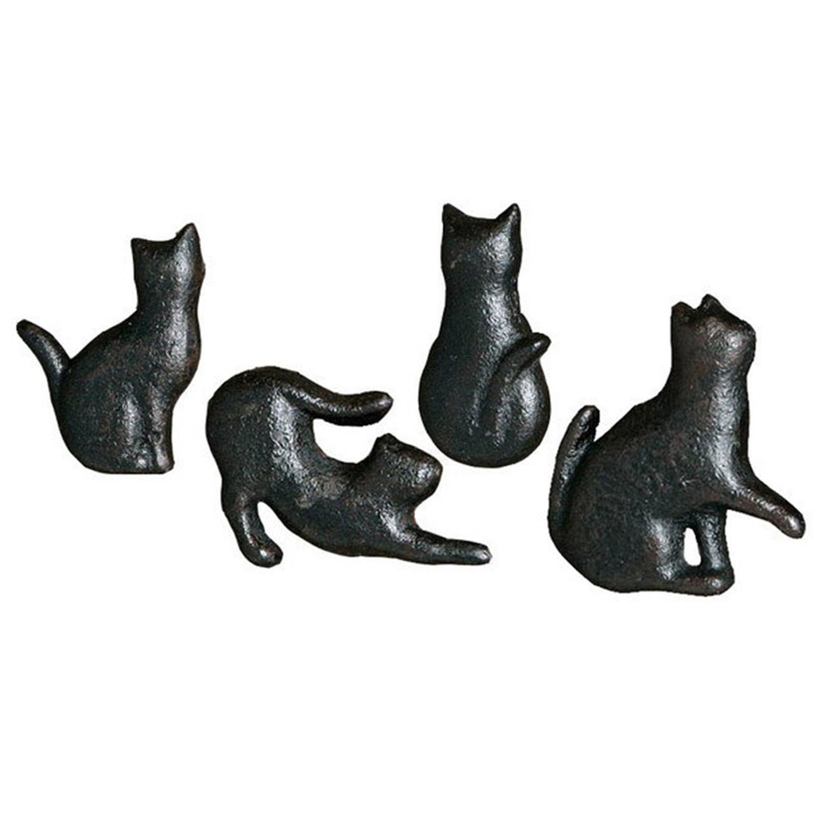 

4Pcs Cats Shape Cabinet Knob Drawer Pulls Unique Furniture Decorative Handle for Kitchen Cupboard Wardrobe Enduring 1