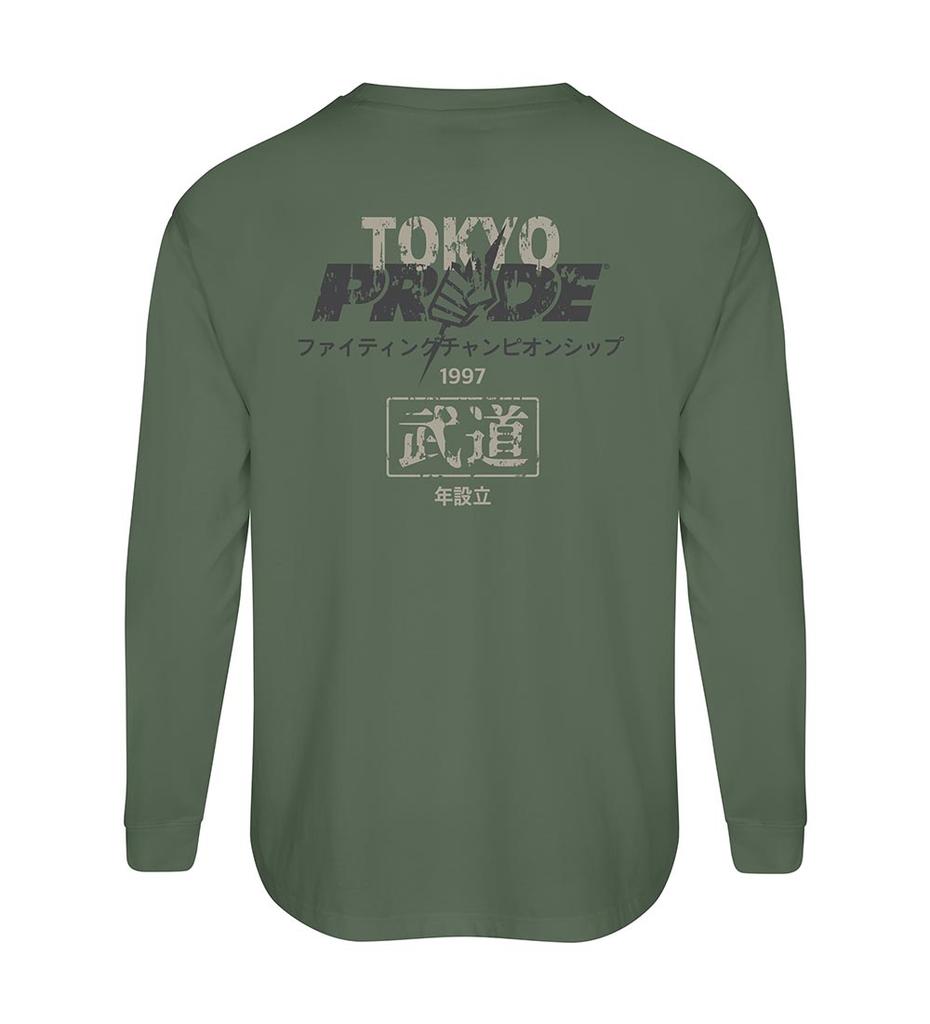 UFC SPORT Ufc Pride Oversized Long Sleeve T-Shirt Light Khaki U2Lsv3313Lk