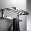 Wall-Mounted Bathroom Towel Rack with Shelf