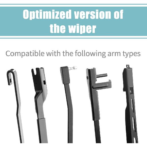 BJSIA QUALITY Premium All-Season 22" + 22" Windshield Wipers Blades Pair For Front Windshield, Wiper Blades Easy Tall & Durable Stable Quiet Car