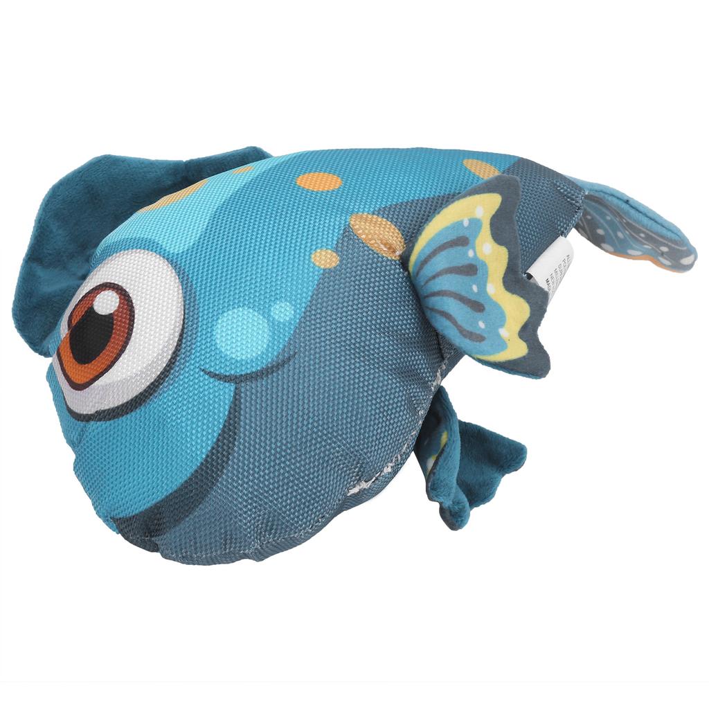 Fish Toy Moving Blue Goldfish Toy Perfect for Biting Chewing and Kicking for Indoor Cats
