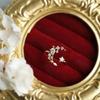 Trendy Zirconia Crescent Moon Star Ring for Women - Elegant Design, Open Index Finger Style