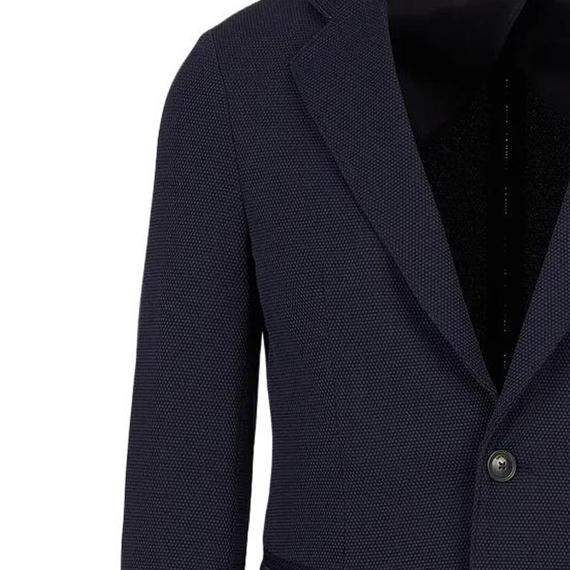Emporio Armani Business Suit Coat Men's Marine Blue D41G37-D1472-1922