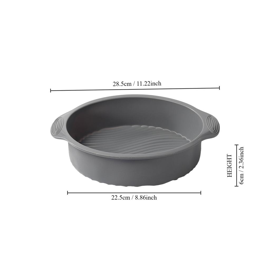 9 Inch Silicone Round Cake Mold Nonstick Baking Pan Mousse Dessert Cake Pan Kitchen Bakeware for Oven Pastry Muffin Cake Tools