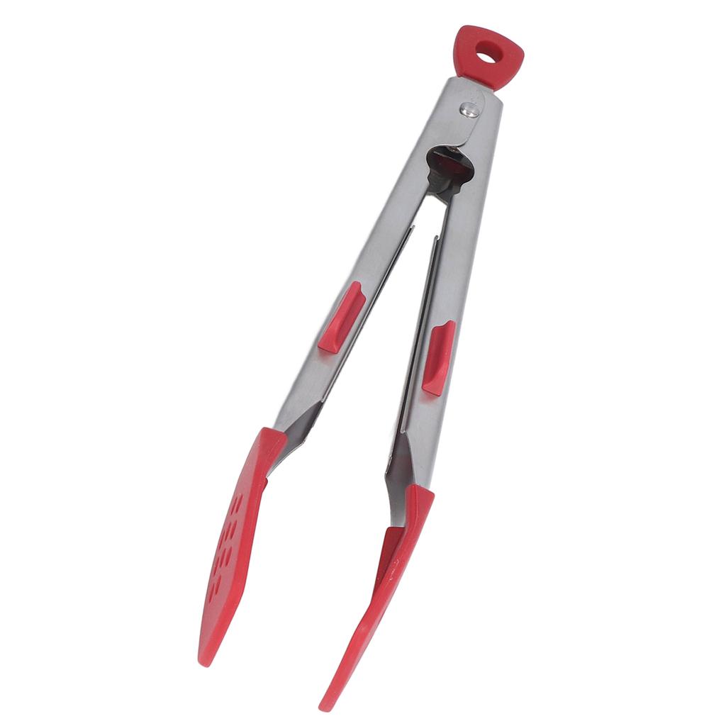 Food Tong Thickened 304 Stainless Steel Anti Slip Corrosion Resistant Barbecue Tongs for Restaurant