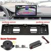 European license plate frame Dual 12Led Night Vision Car Camera System 170° Fisheyes Lens BSD/ADAS Buzzer Alarm Backup Camera