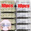 20pcs Metal Snap Magnet Button Magnetic Double Rivet Fastener Clasp Closure Buckle for Clothes Bag DIY Craft Sewing Accessories
