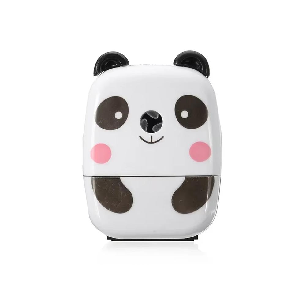 Cartoon Panda Tiger Pencil Sharpener Hand-Cranked Portable Kids School Office Supplies Cute Animal Sharpener CampusUse Stationery