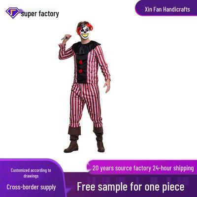 Evil Nightmare Clown Stage Costume