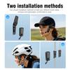 KEBIDU C10 Motorrad Fahrradhelm Intercom Headset, 520m 2-Wege Bluetooth 6.0 Interphone, IPX5 Wasserdicht 10H Spielzeit Musik Teilen Helm Kopfhörer
