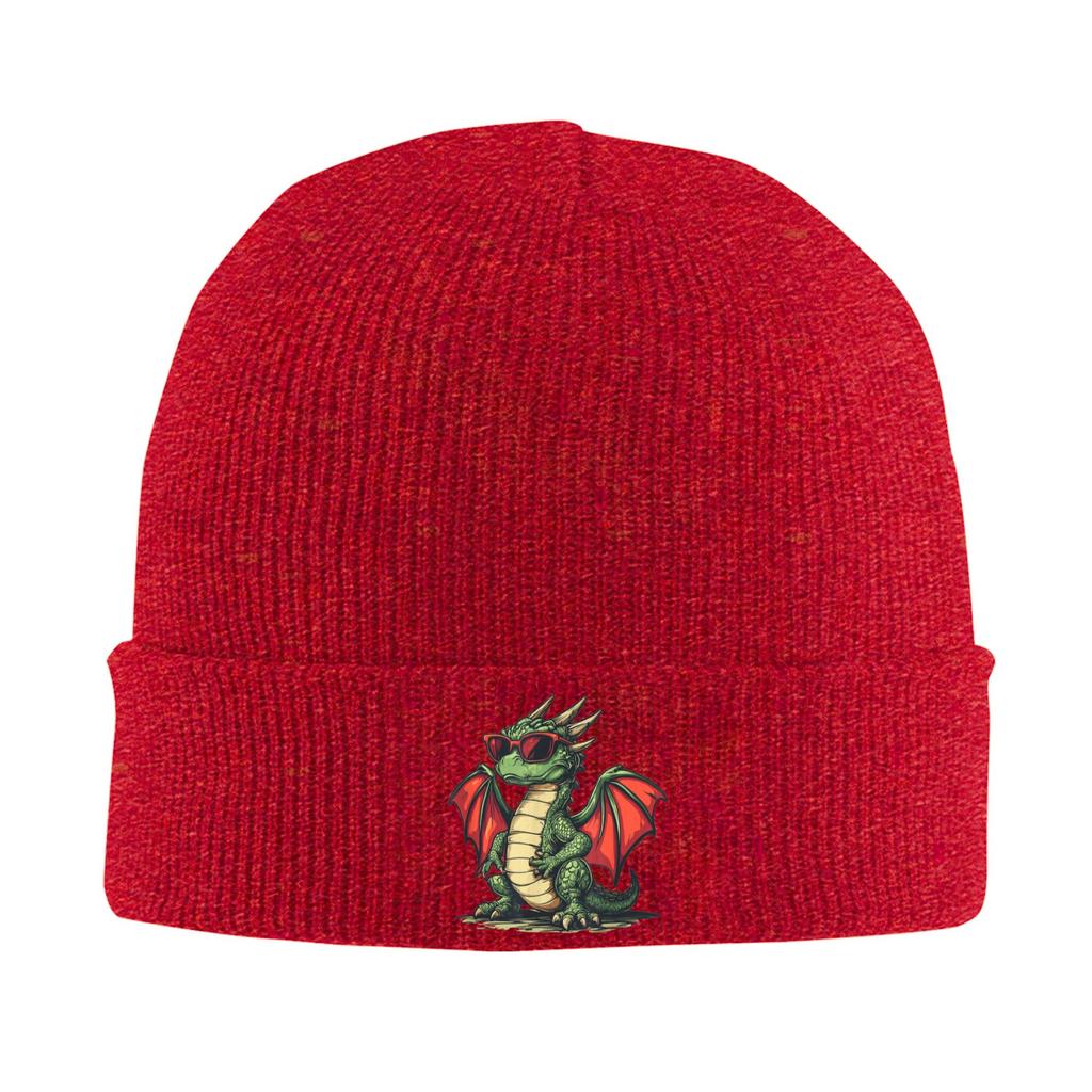 Epic Statement with This Dragon in Bold Shades Knitted Hat Beanie Hats Kpop Warm Adult Bonnet Hats Autumn Design Cool Caps