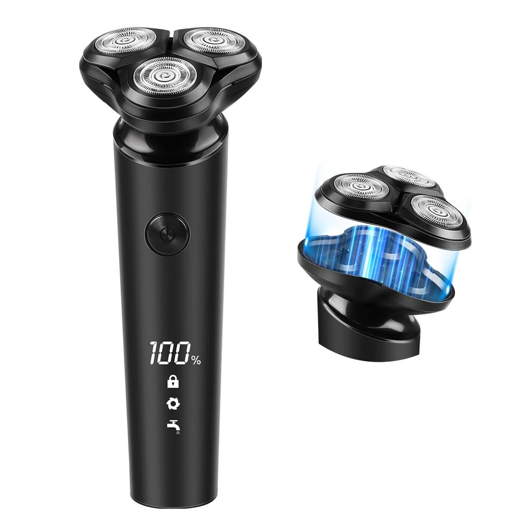 Electric Shaver New Close USB Quick Low IPX7 Suitable for Wet and Dry LED Lock International Day Gift for Boyfriend Men's [2025 Evolution] 360°