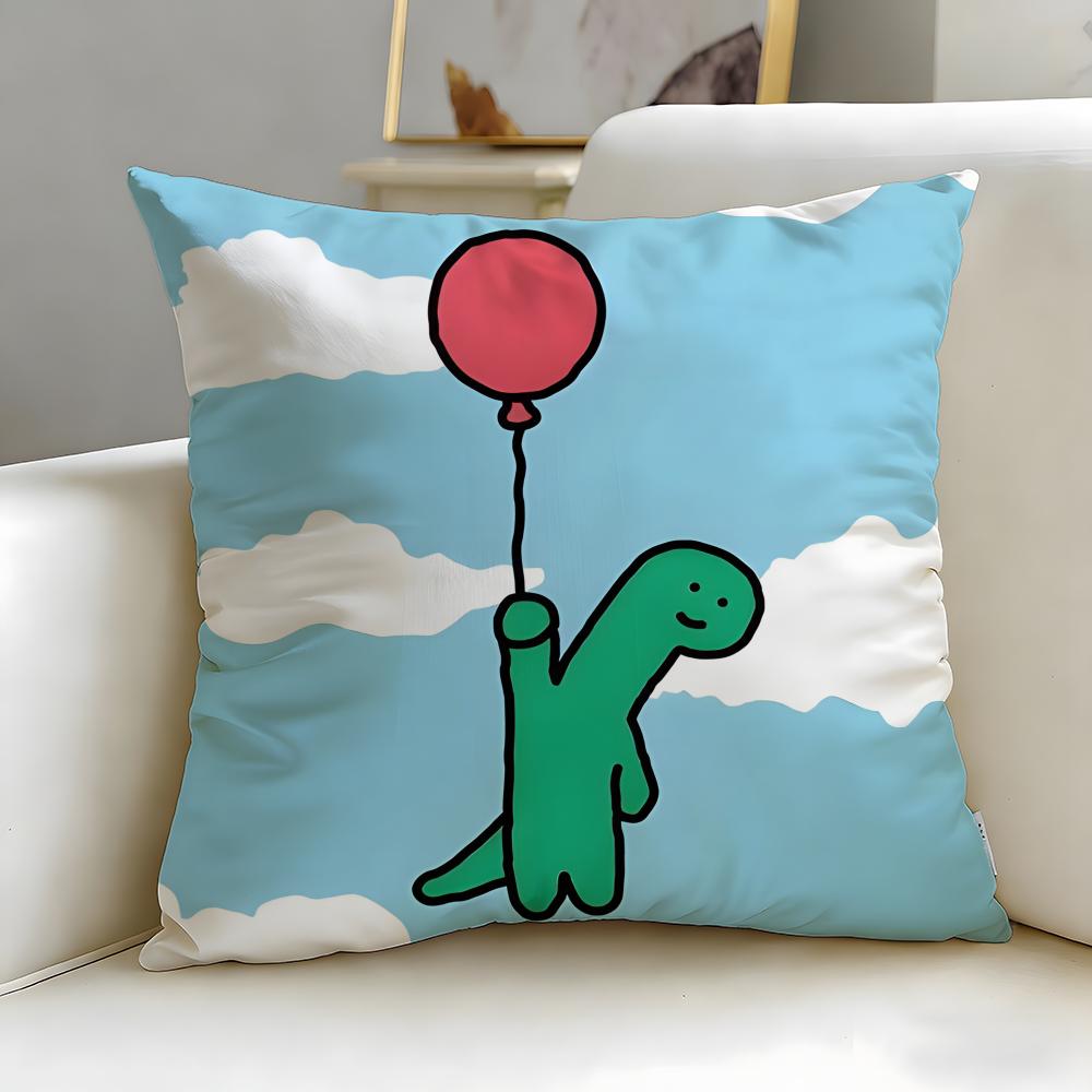popular cartoon JOGUMAN Cushion Cover Soft & Easy-Wash Pillow Case – Versatile for Couch, Bed, Travel and Office