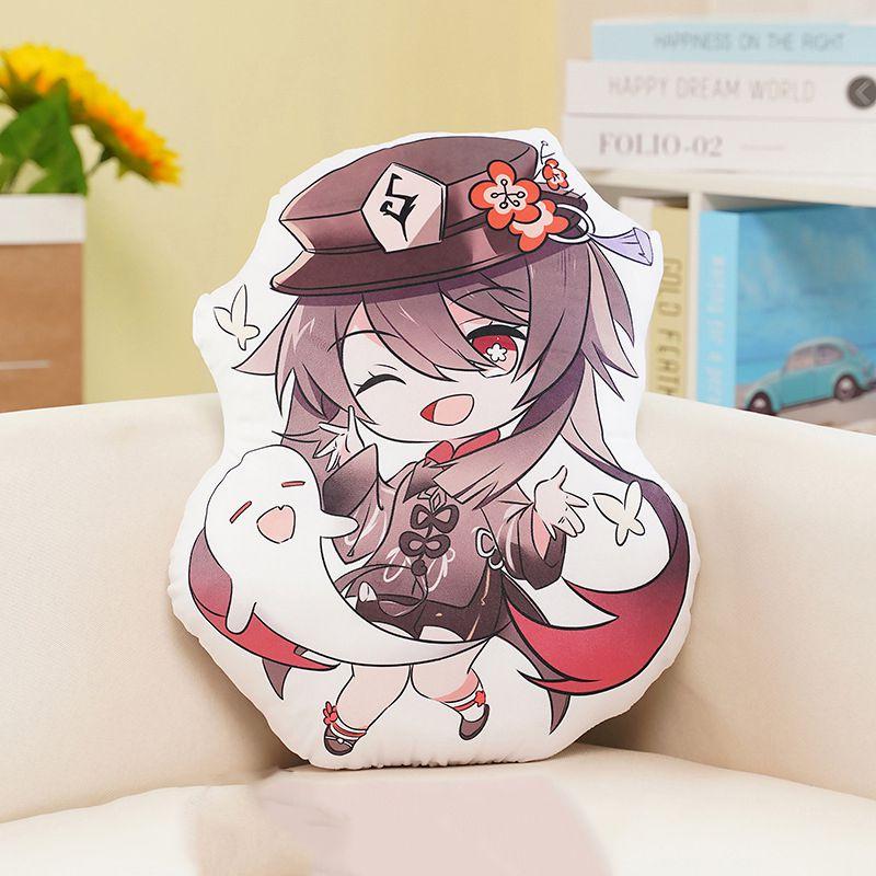 Genshin Impact 45cm Plush Doll Cushion Featuring Cozy Characters For Home Decor