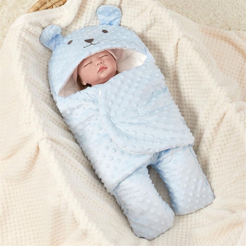Baby Sleeping Bags Cartoon Bags Boy Girl Breathable Sleep Bag Wearable Cotton Wrap Blanket Baby Essential