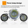 Multifunctional Outdoor Emergency Head Mounted Charging Strong Bald Light Waterproof Convenient Camping Fishing Flashlight