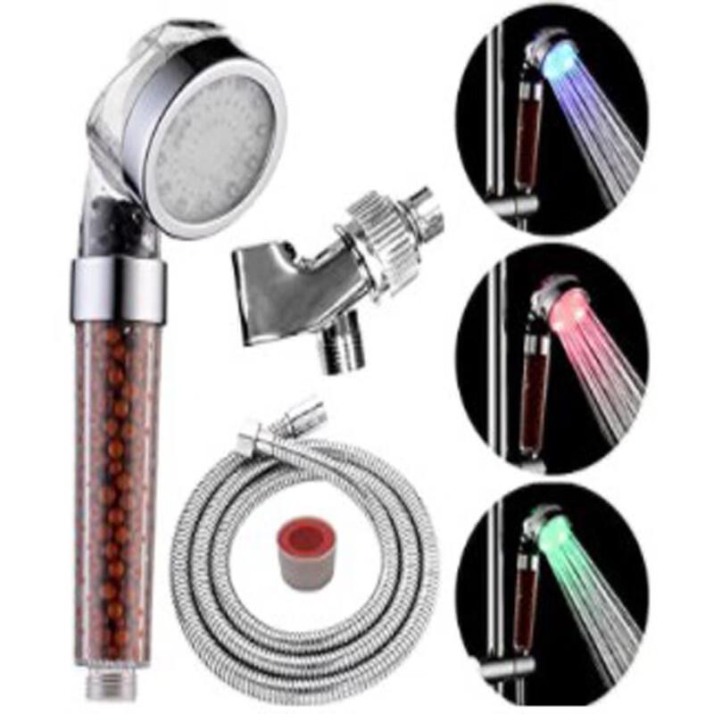 MDNG LED Color-Changing Shower Head Set