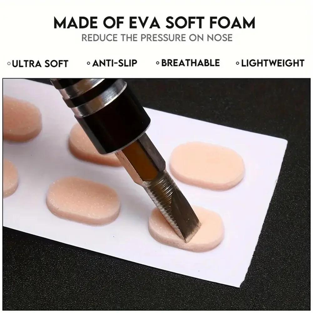 EVA Foam Nose Pads Patch Relieve Nasal Bridge Pressure Stickers Anti Slip Glasses Nose Pad Paster Non-slip Eyewear Accessories