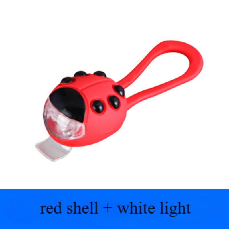 Children's Balance Car Light Ladybug Light Night Riding Frog Light Scooter Warning Children's Car Bicycle Front Light LED Tail Light