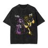 Murder Drones Anime T Shirts Hip Hop Washed Short Sleeve Street TShirt  Fashion Men Women Tops Streetwear Printed Tee Shirt