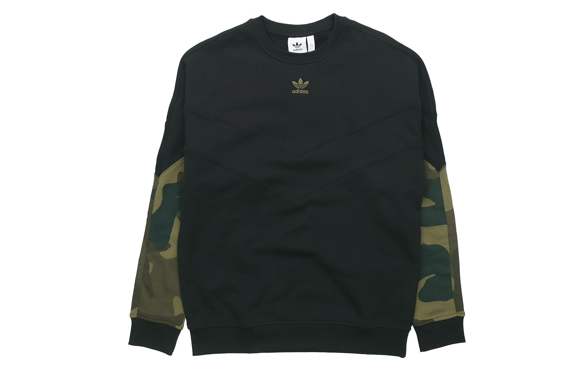 Adidas Originals Sweatshirts Men s Crew Neck Moderate Regular FM3357 XS