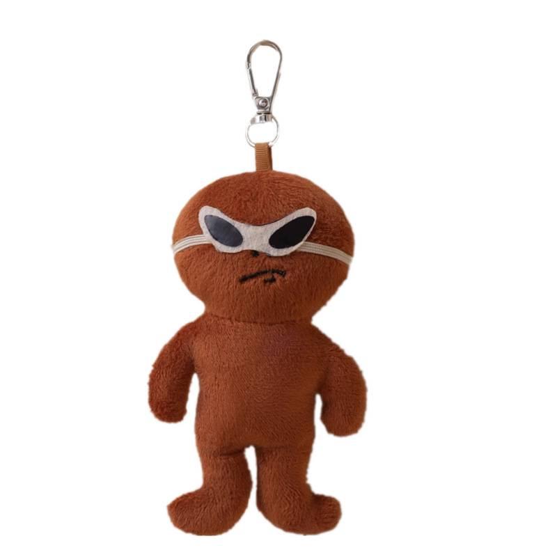 Funny Alien Plush Keychain - Cute Korean Star Bag Ornament