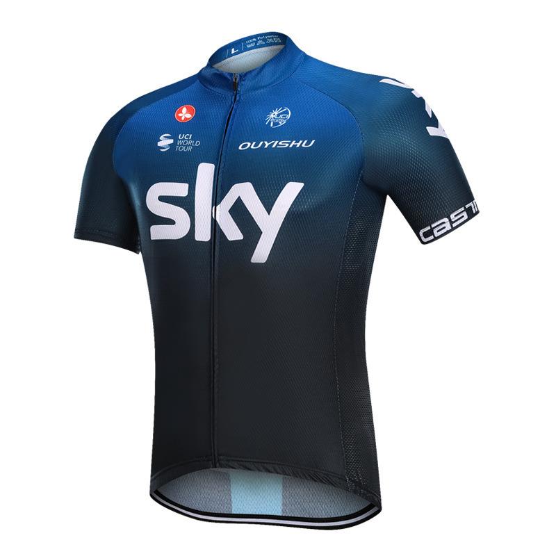 New cycling suit short-sleeved suit men s summer road cycling suit quick-drying breathable mountain bike suit slim cross-border S
