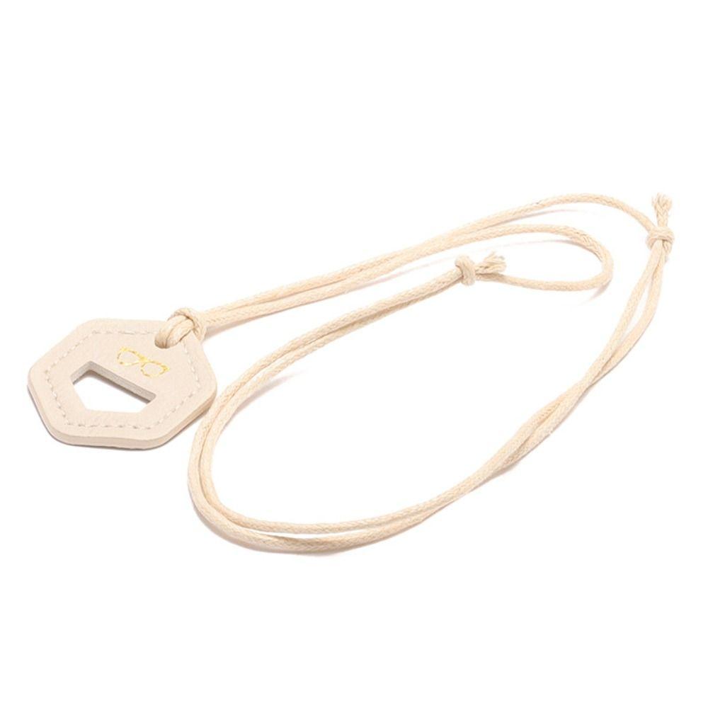 Eyewear Protector Glasses Lanyard Hanging Neck Strap Rope Leather Glasses Clip  Men