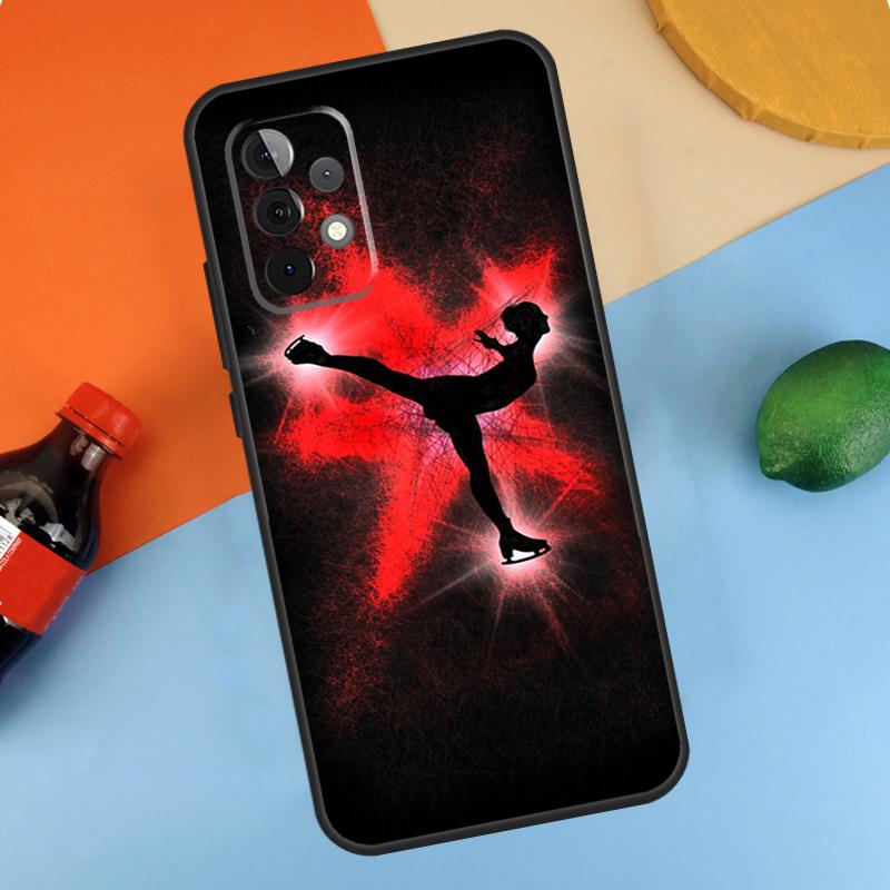 Figure Skating Dance Case For Samsung Galaxy A54 A34 A14 A53 A13 A23 A33 A73 A51 A71 A12 A22 A32 A52 A21S Coque