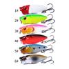 6PCS 3.5CM 2.7GMicro-object Water-wave Action Surface Fishing Lure, Hard Lure, Noise-making Bait, Freshwater Bass Lure, New Mode