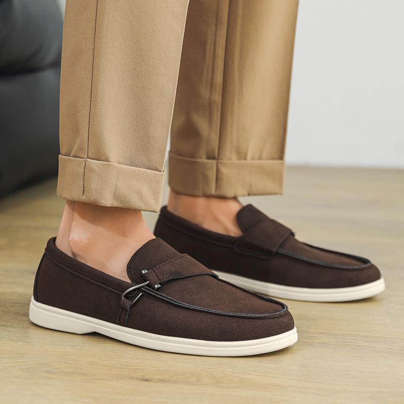 2025 Classics Men's Slip On Loafers Lightweight Breathable Flats Non Slip Comfort Daily Casual Soft Sole Outdoor Walking Shoes