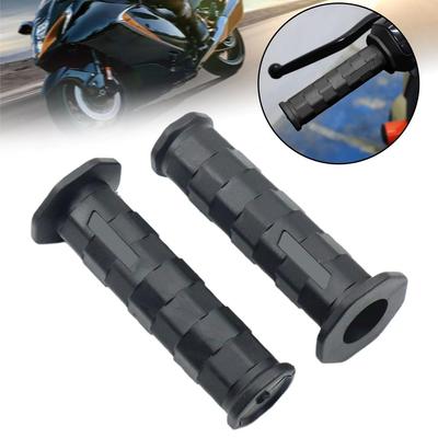 Motorcycle Modification Handlebar Sleeve Retro Motorcycle Universal Rubber Grid Rubber Cover Anti Slip Handle Grip Handle D7E9