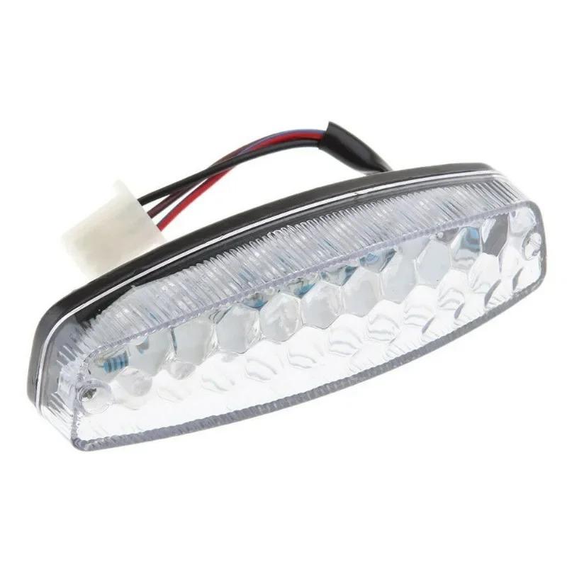 For 12V Lighting ATV Kart Popula Uiz For Moto Tail Brake Lights LED Rear Lights Cafe Racer Indicator Lamp Motorcycle Taillights
