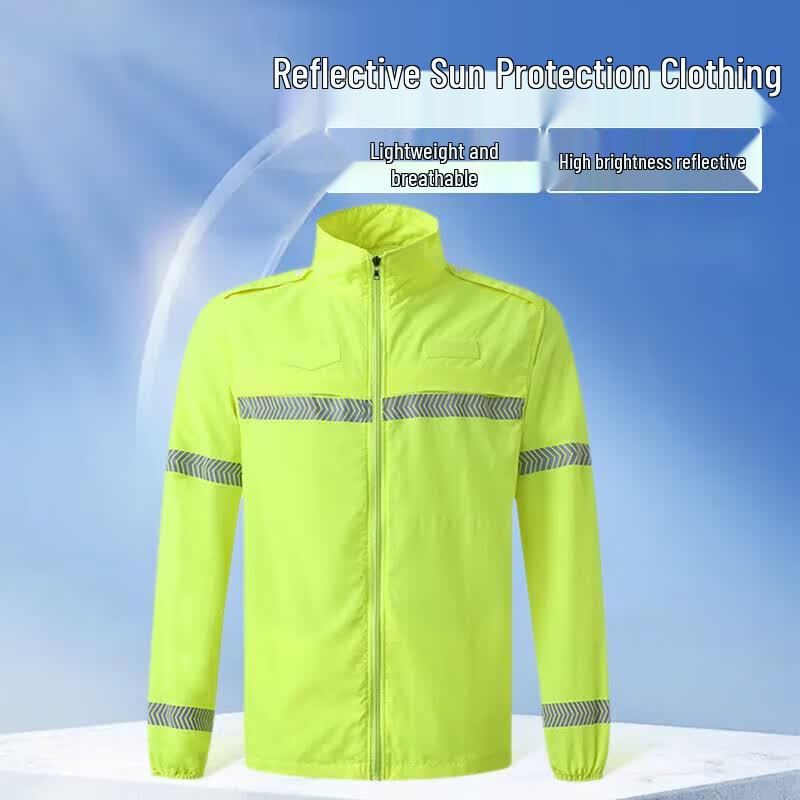 High-Visibility Reflective Sun Protection Safety Work Vest XL