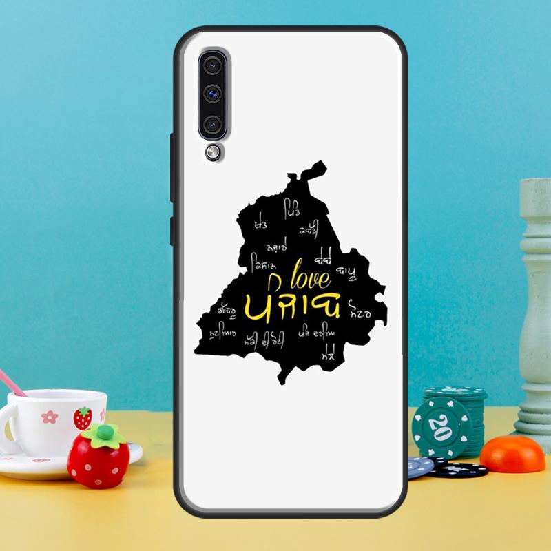Punjab Map Outline Case For Samsung Galaxy A16 A56 A15 A22 A52 A32 A54 A14 A26 A36 A55 A35 A05 A06 A53 A33 A13