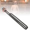 120W Electric Heating Tube 1-1/4 Inch Threaded Type Folding Thermostat Tube for Hot Water Tank and Steam Machine
