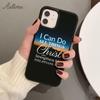 İncil ayeti Filipililer İsa Mesih iPhone 11 12 13 14 Pro Max mini XR XS SE 2020 7 8 Plus için Telefon Kılıfı Galaxy S21 S22 Kılıf