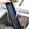 Kitchen Plate Organizer Adjustable Dish Storage Rack Plastic Pot Lid Holders Dishes Draining Storage Holder Kitchen Accessories