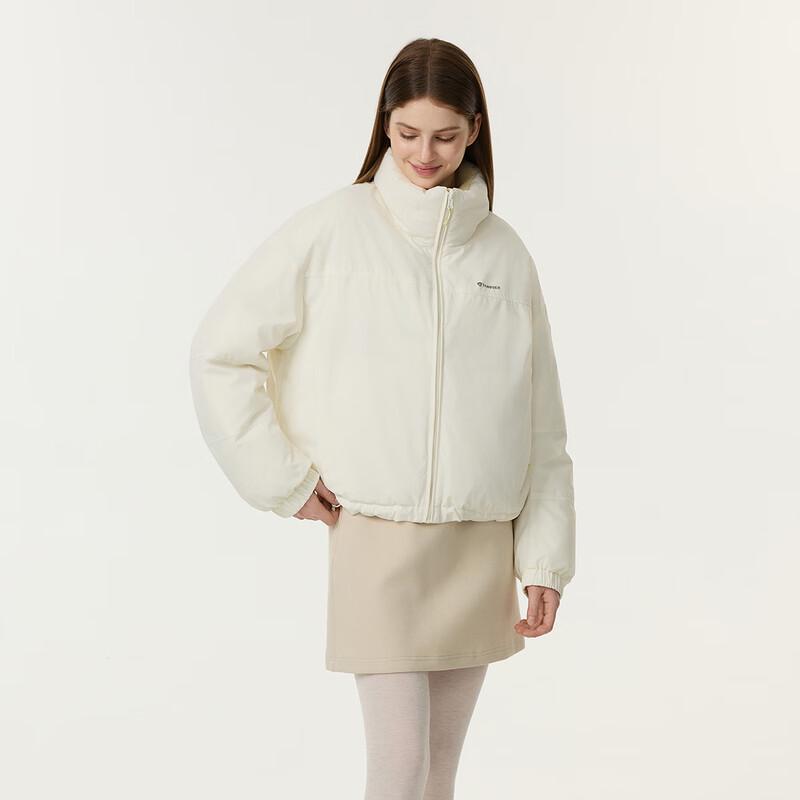 Tanboer Women's Short Solid Stand Collar Down Jacket TB5550320D