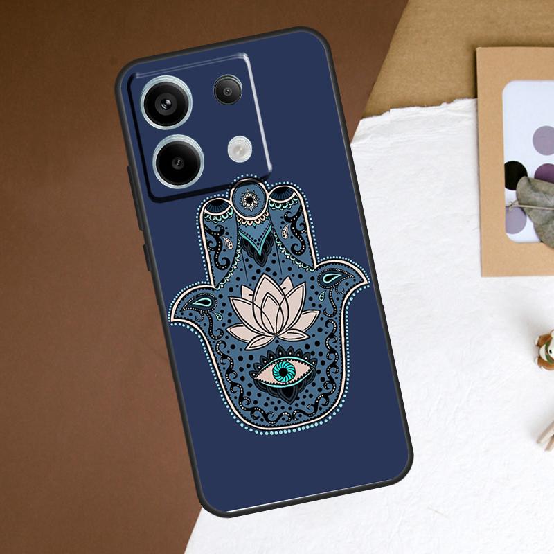 

Hamsa Hand Of Fatima Art Case For Xiaomi Redmi Note 14 12 11 10 13 15 Pro Plus Redmi 14C 15C 15 13 10C 12C 13C Cover Redmi Note 12 Pro 4G