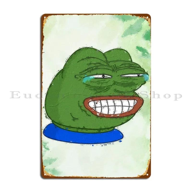 Pepe The Frog Metal Sign Poster Wall Mural Pub Party Printing Club Tin Sign Poster