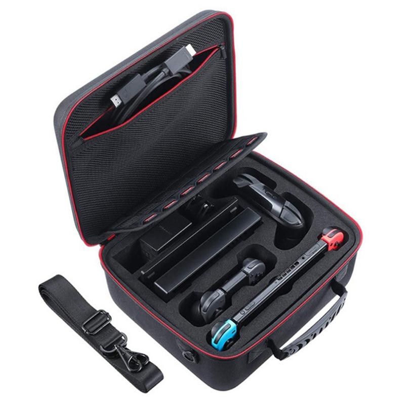 Black/ Gray Pressure Resistant Hard Carrying for Case Fitness Ring Packet for Switch NS  Adventure Game Accessories