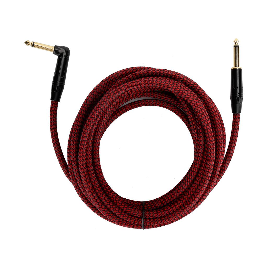 JORINDO 6M o Guitar Cable 6.35MM Electric Guitar Amp Cord Instrument Cable Gold Plated Head