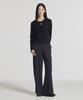 Nyuballanseu Nbmlg3W612 / Women Essential Ribbed Wide Pants (Black)