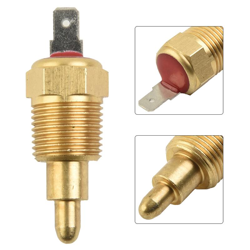 Car Accessories Sensor Switch Temperature Sensor 3 8 NPT 5.5x1.9cm Metal Fan Temperature Sensor Switch Radiators