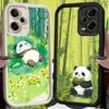 Cute Cartoon Panda Soft Phone Case for Xiaomi Poco X7 X6 X5 Pro X4 Gt X3 F7 Ultra M8 M7 Redmi 15C 15 14C 13 13C 12 12C 10 10C