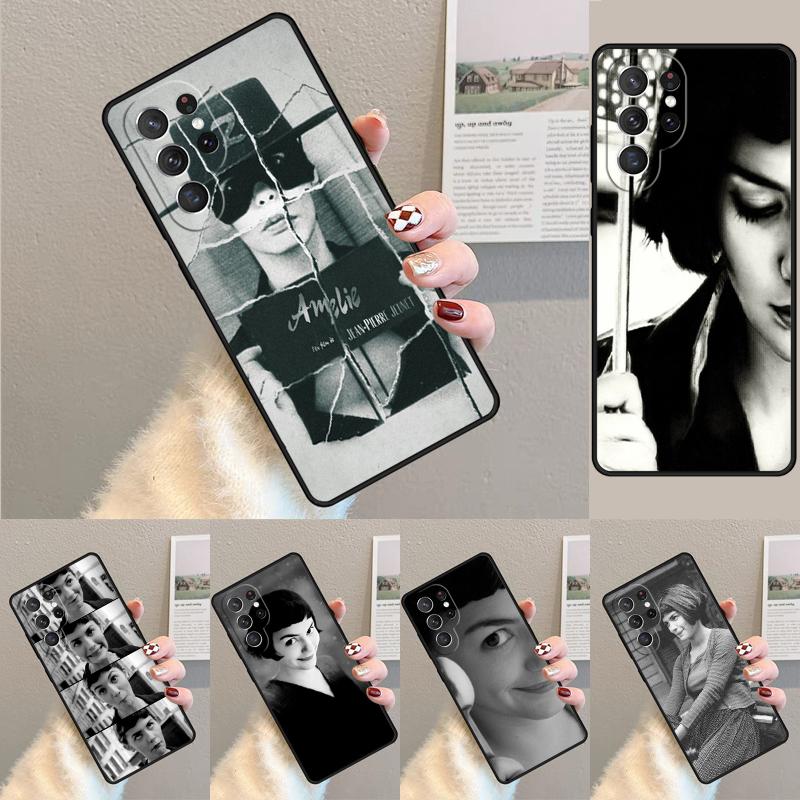 Amelie Poster Classic France Movie Phone Case for Samsung Galaxy note 10 pro S26 Ultra S23 S24 FE S25 S21 S22 PLUS Cove