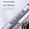 Zipper-Enhanced Clear Case with Airbag Corners for iPhone 15/14/13 Pro Max